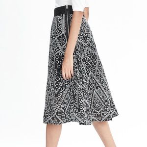 Banana Republic Geo Lace Aline Skirt - New